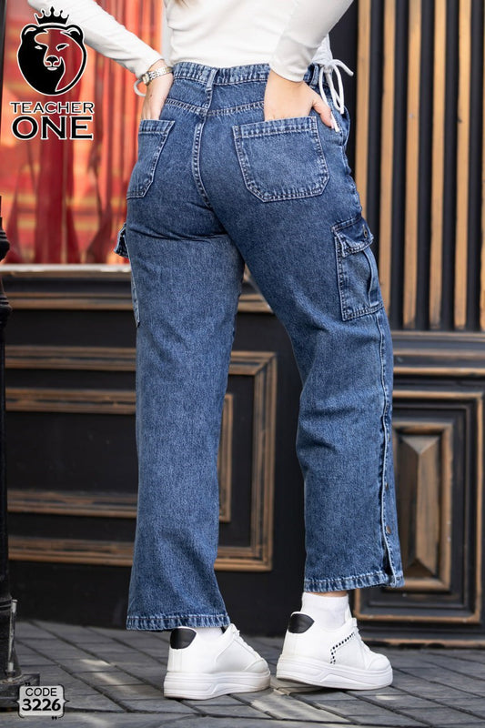 بنطلون كارغو – بأزرار