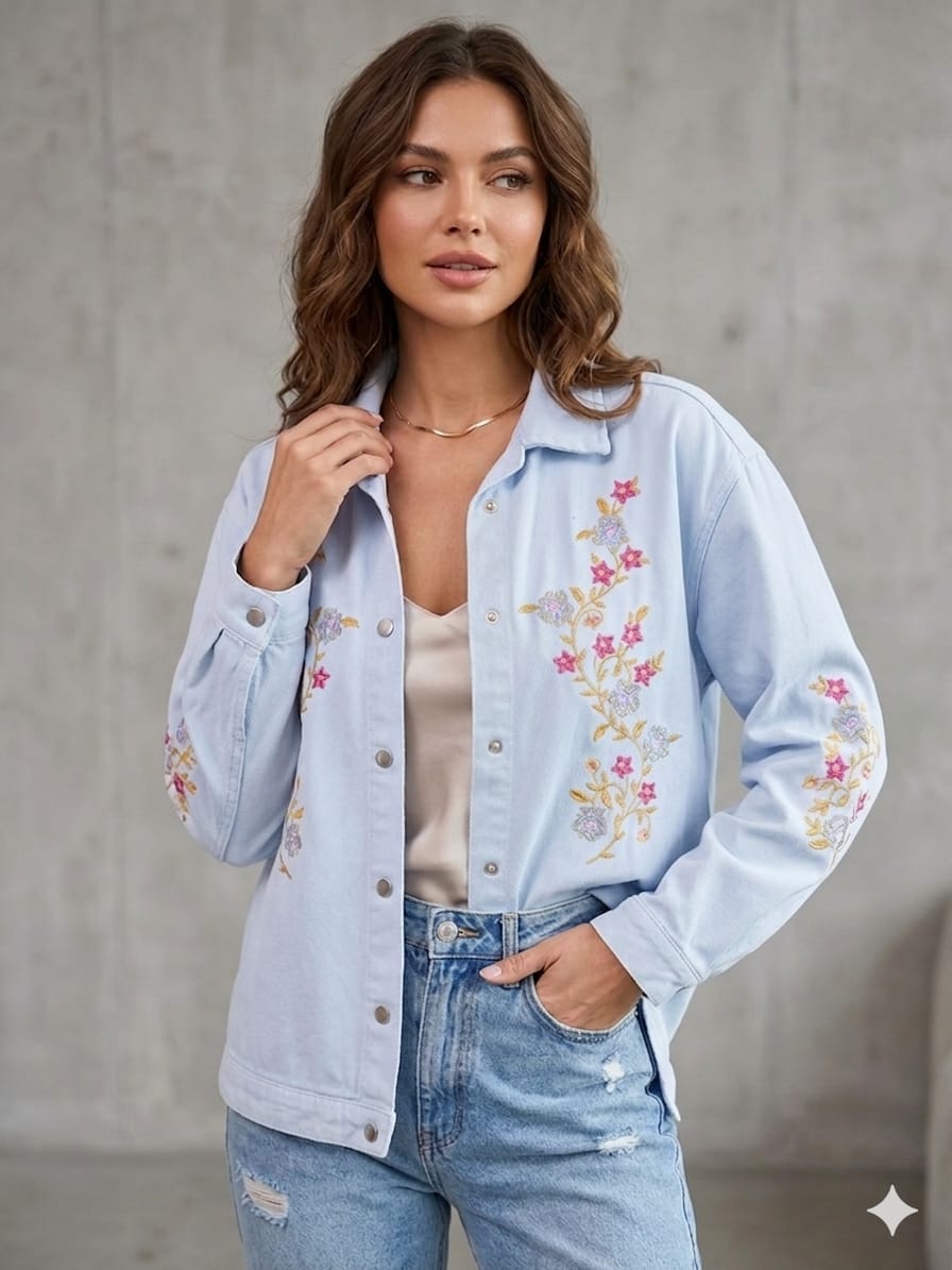Trending embroidered jacket