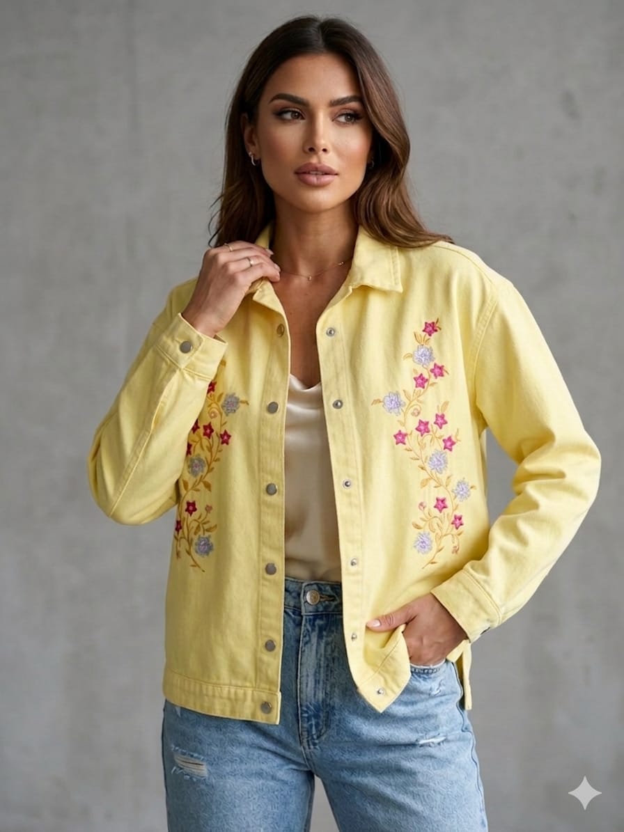 Trending embroidered jacket