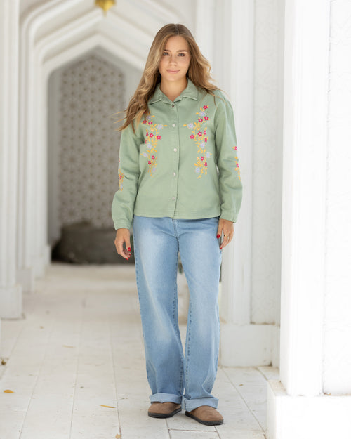 Trending embroidered jacket